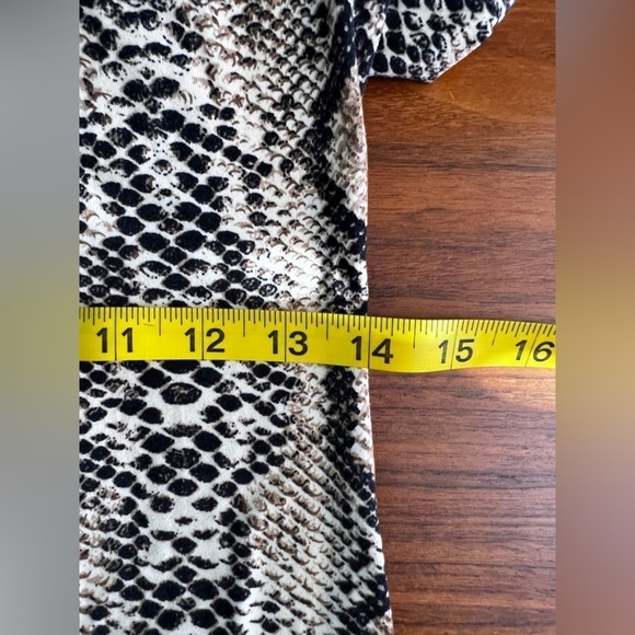 I AM GIA. Viper Aoki Snakeskin Print Dress size medium - Picture 11 of 12